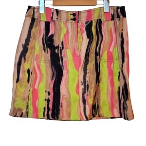 Jamie Sadock multicolored athletic skirt with shorts size 12